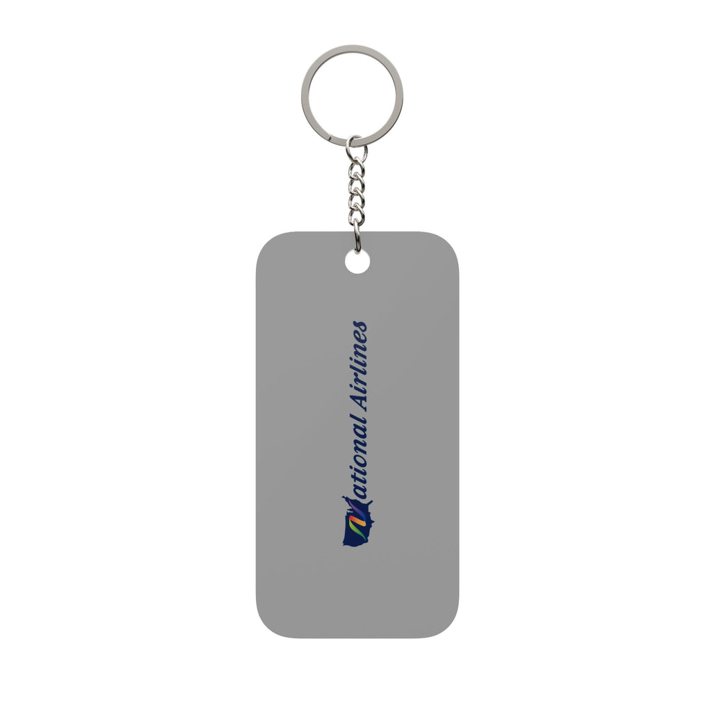 National Airlines (1999-2002) Double-Sided Keychain Charm