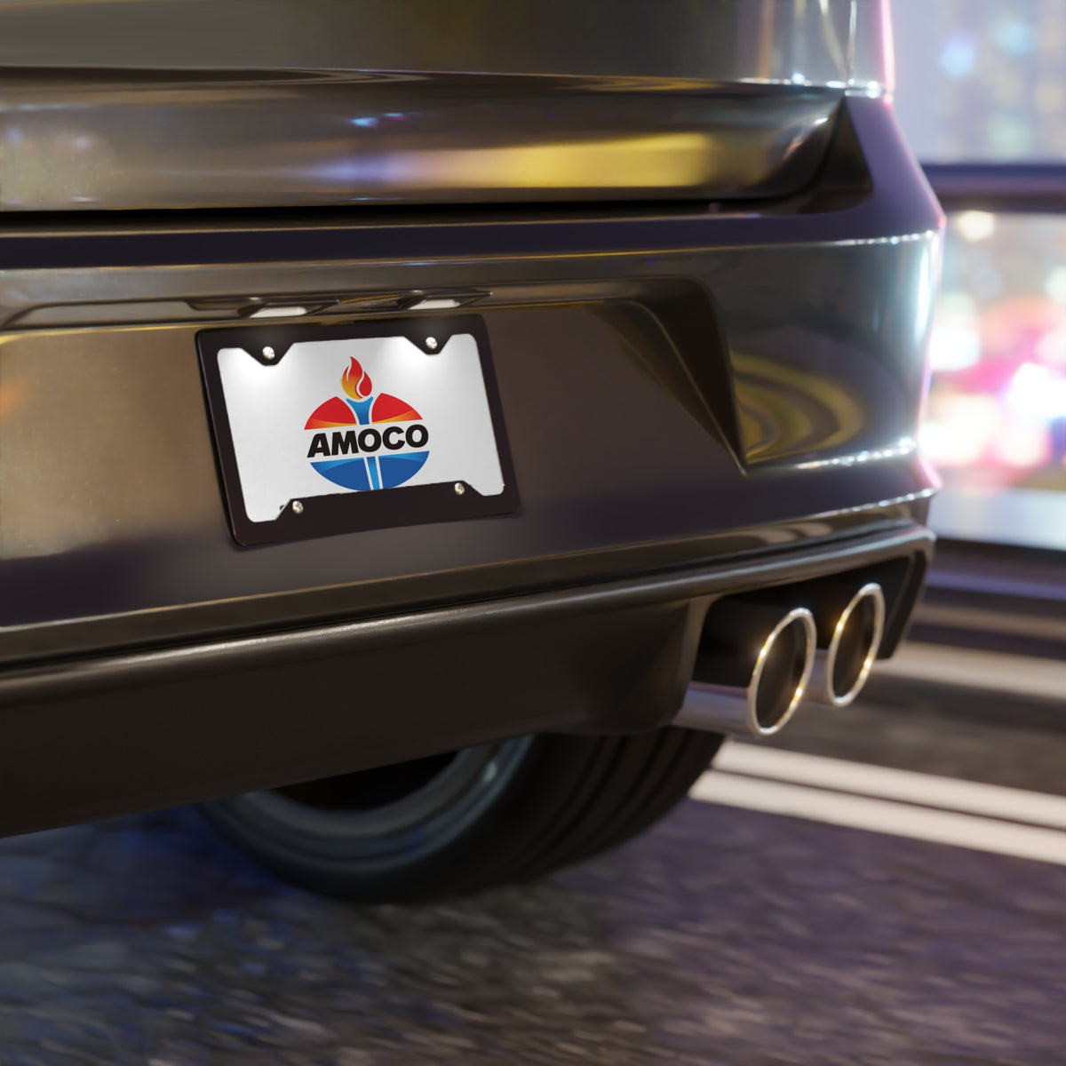 Amoco Vanity License Plate
