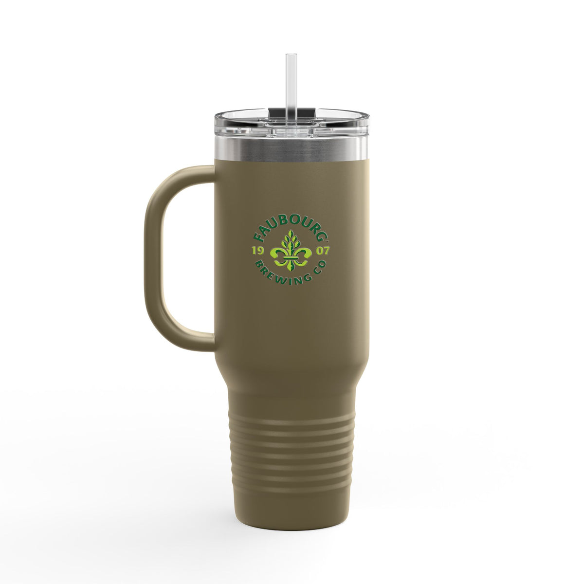 Faubourg Brewing 40oz Insulated Travel Mug Stainless Tumbler