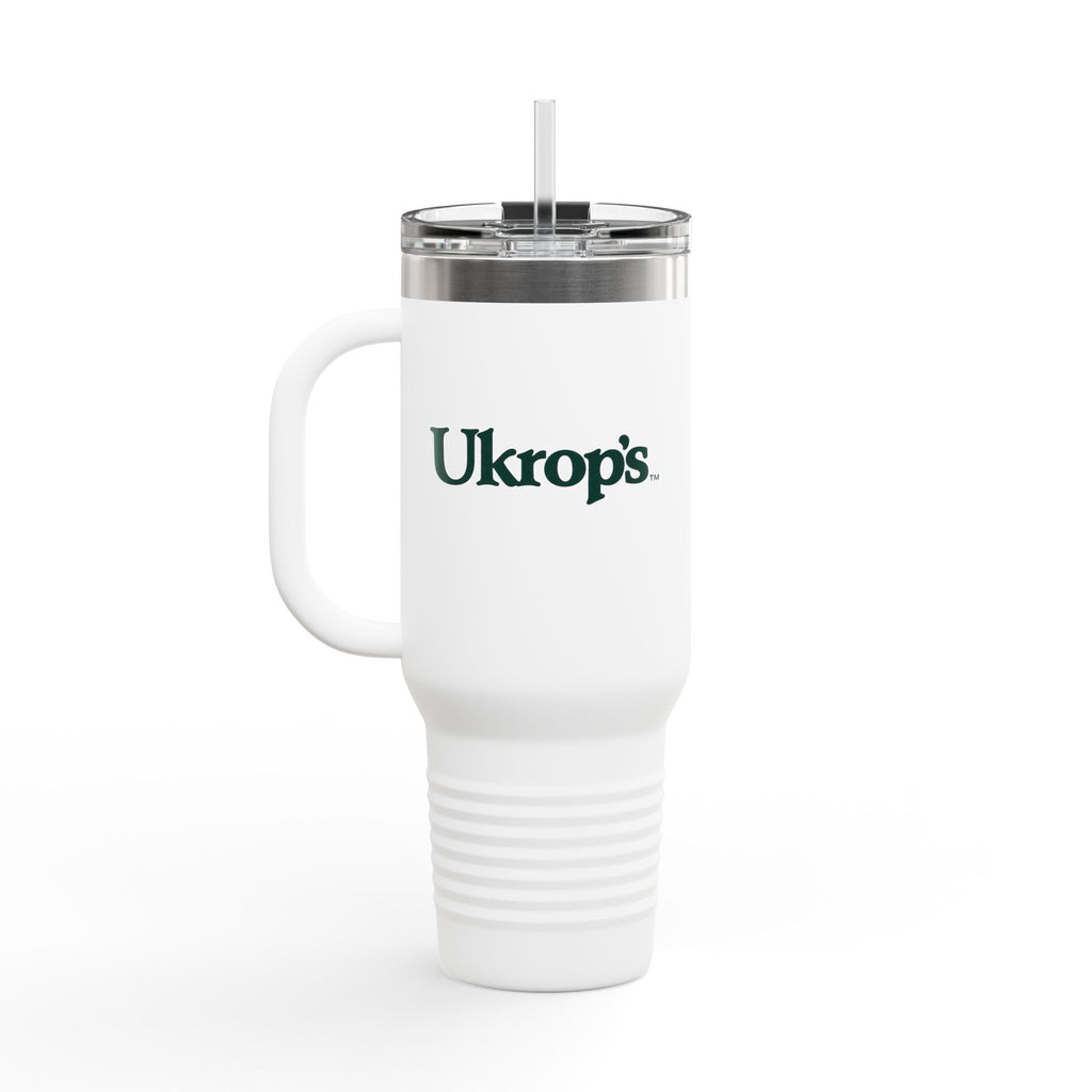 Ukrop's Super Markets 40oz Insulated Travel Mug Stainless Tumbler