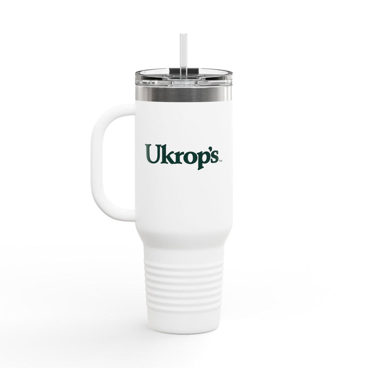 Ukrop's Super Markets 40oz Insulated Travel Mug Stainless Tumbler