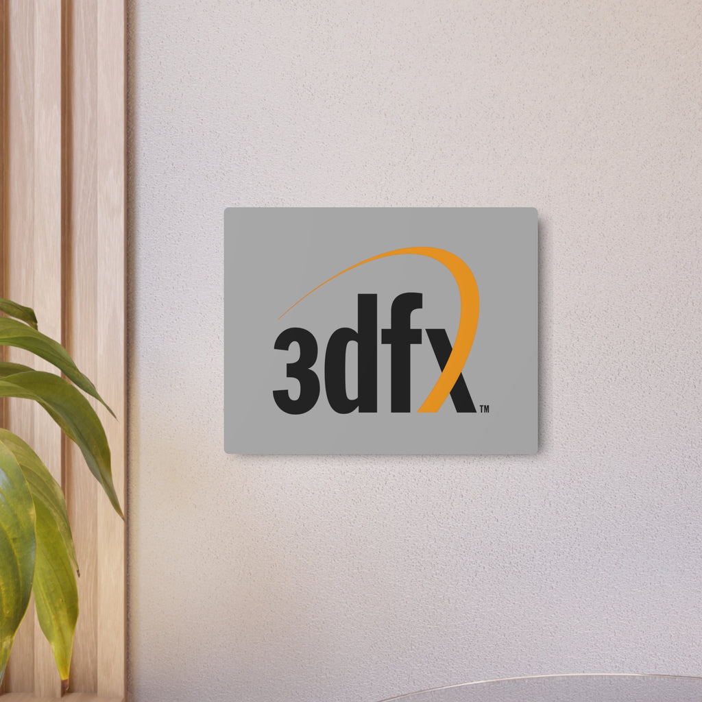 3dfx Interactive Metal Sign
