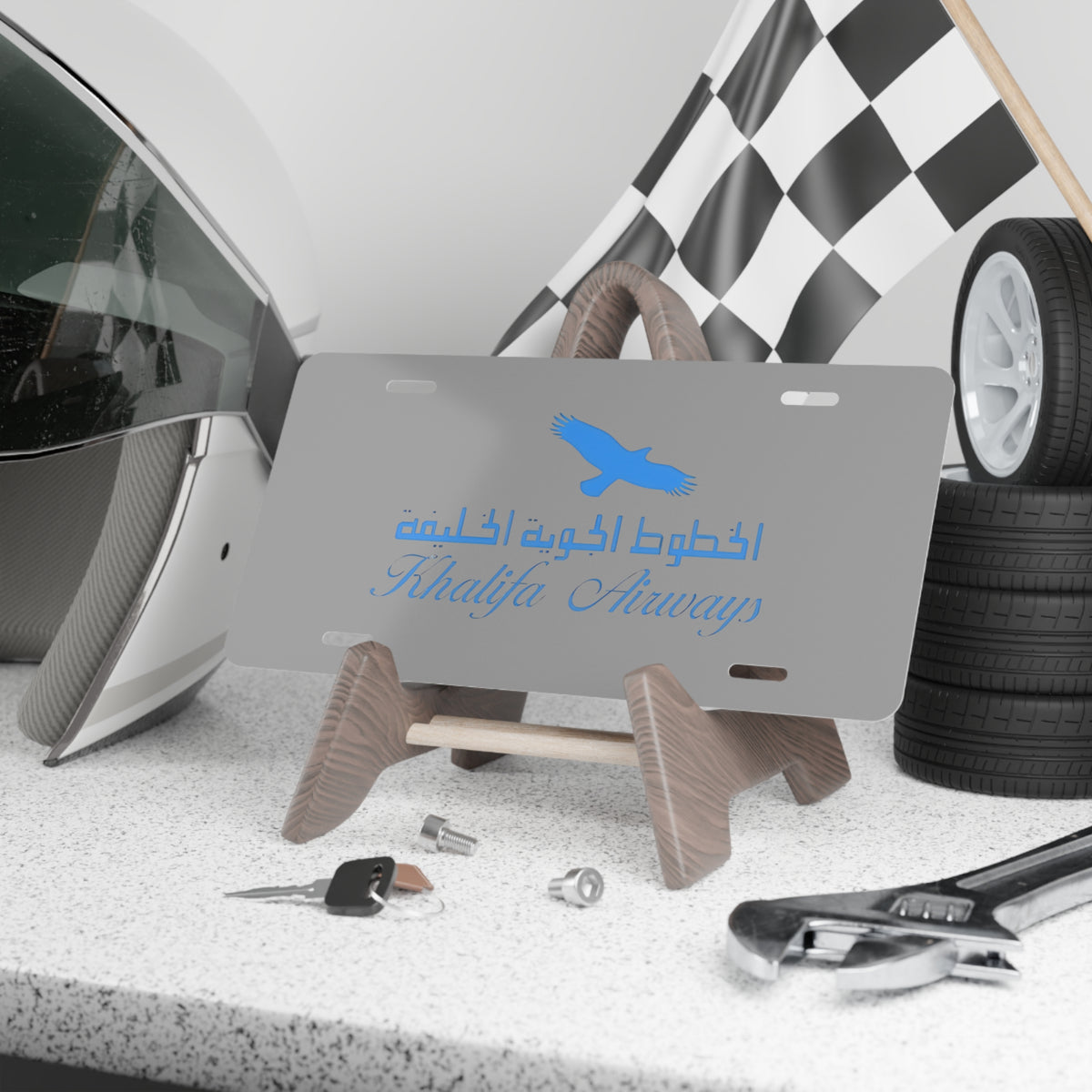 Khalifa Airways Vanity License Plate