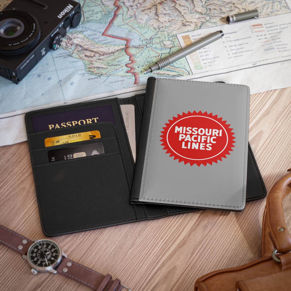 Missouri Pacific Railroad Passport Cover