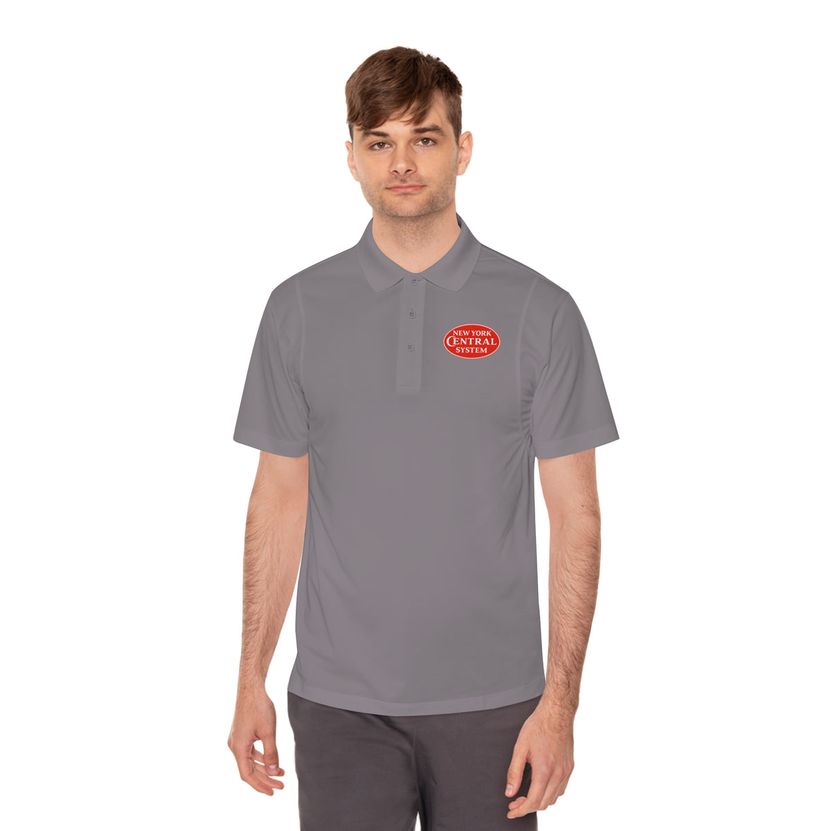 New York Central Railroad Men's Sport Polo Shirt
