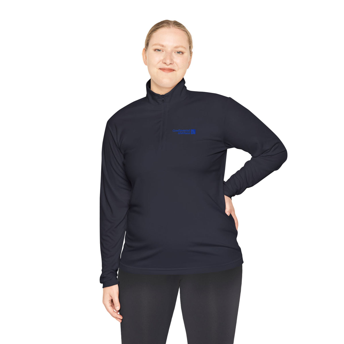 Continental Airlines Unisex Quarter Zip Pullover