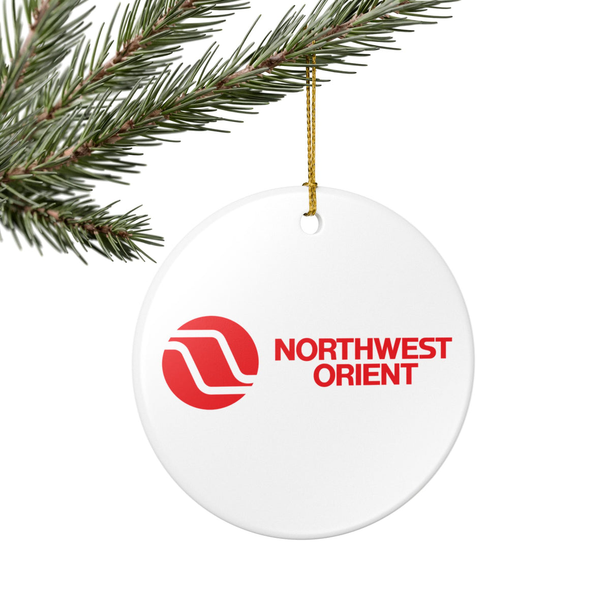 Northwest Orient Airlines Ceramic Ornament