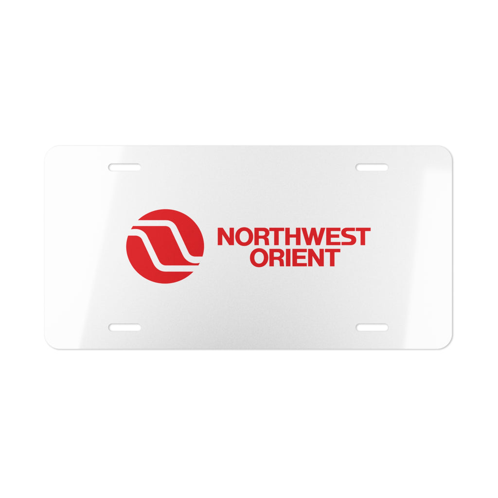 Northwest Orient Airlines Vanity License Plate