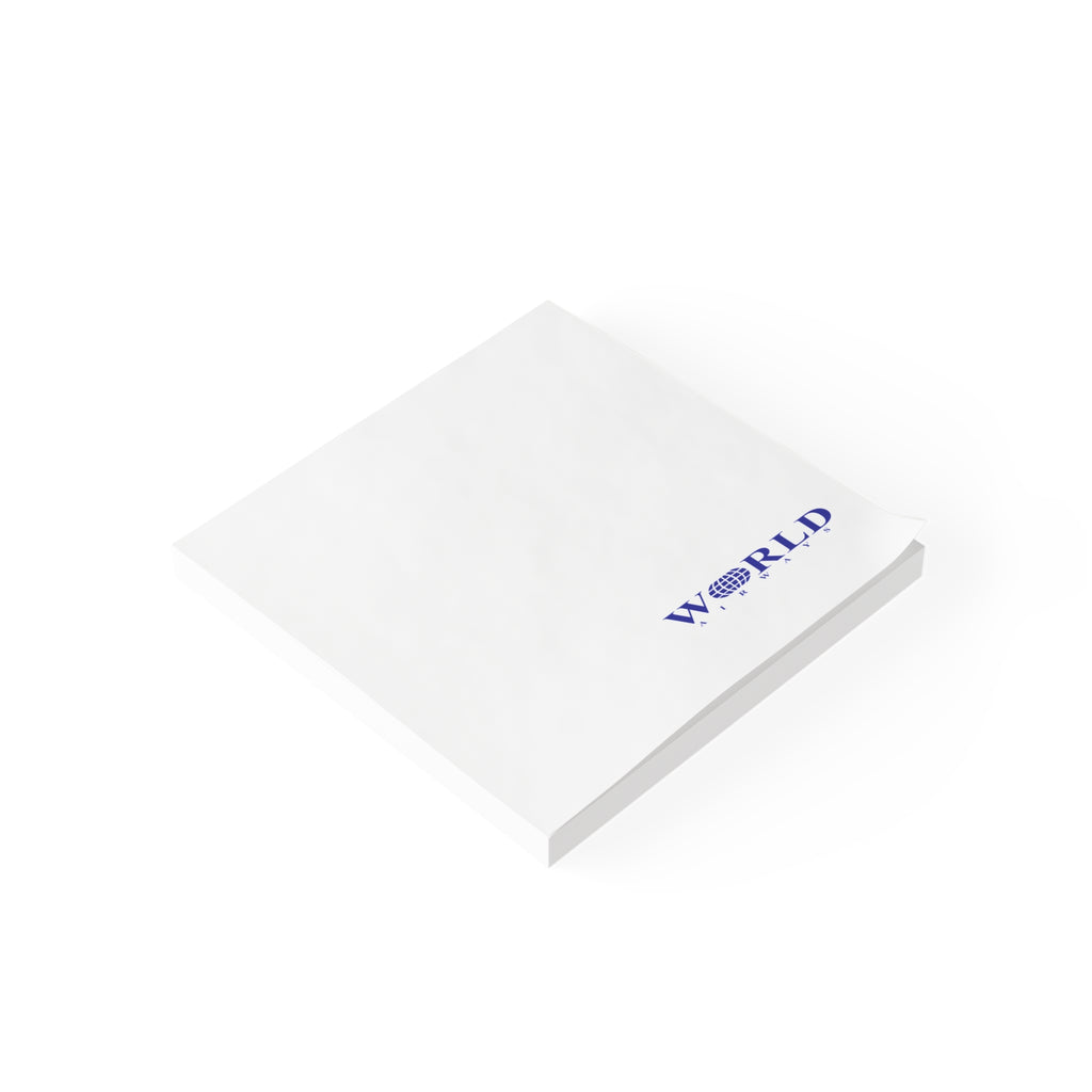 World Airways Sticky Post-it Note Pad
