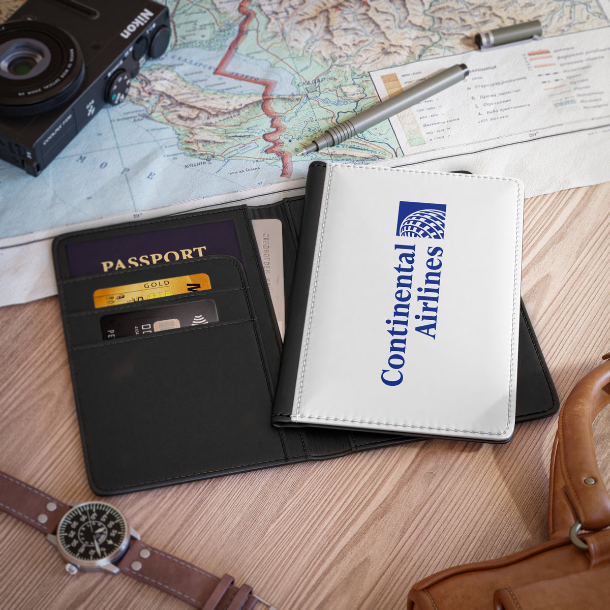 Continental Airlines Passport Cover