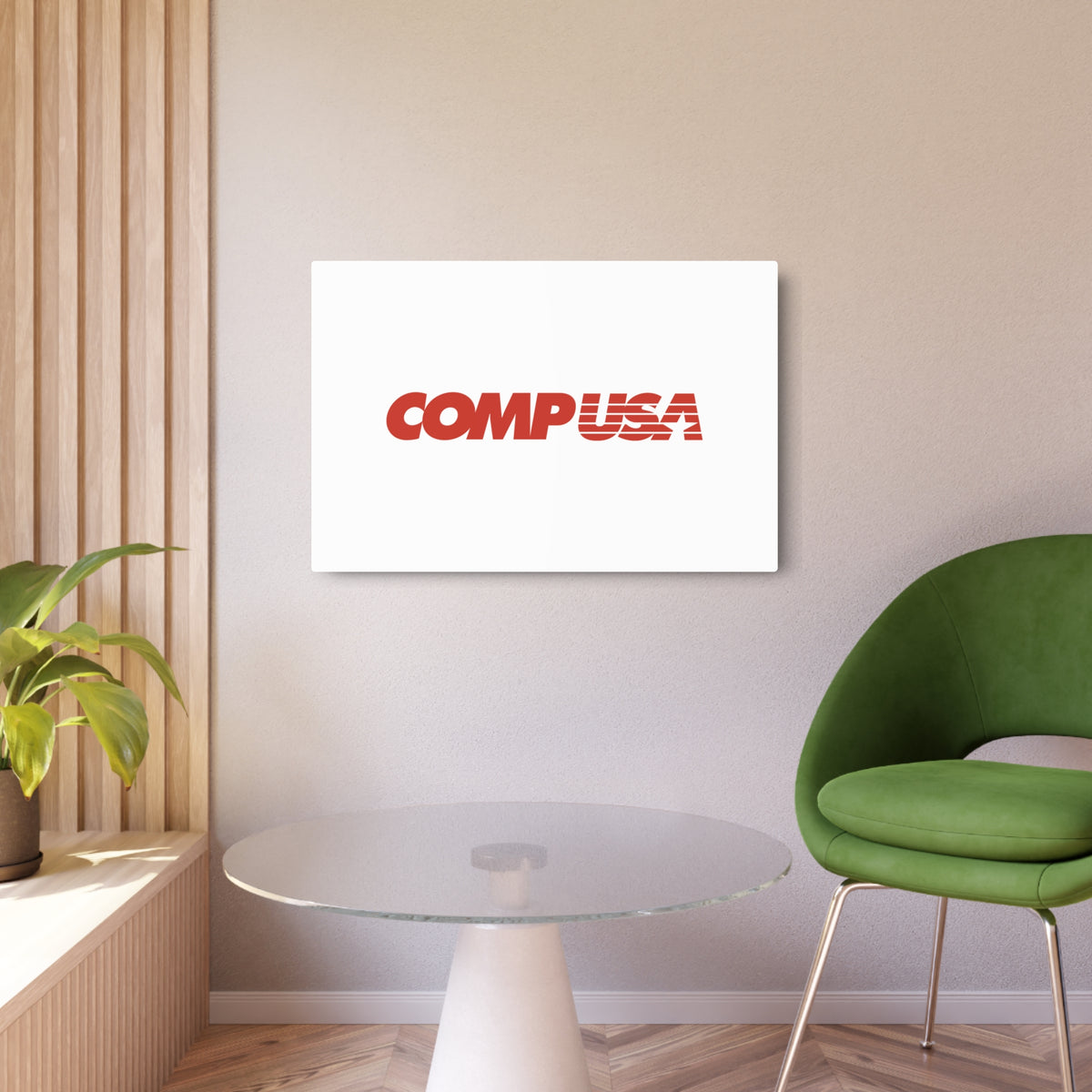 CompUSA Metal Sign