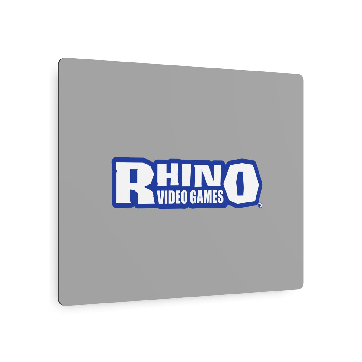 Rhino Video Games Metal Sign