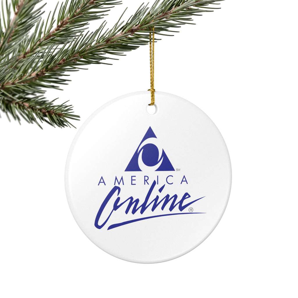 America Online (AOL) Ceramic Ornament