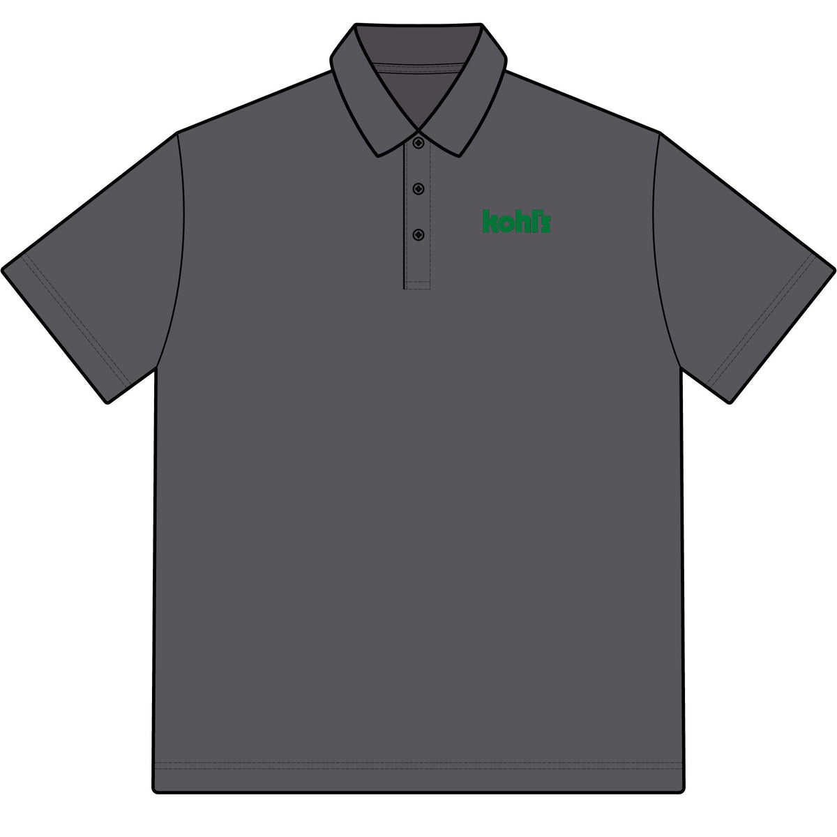 Kohl's Food Stores Cotton Polo Shirt