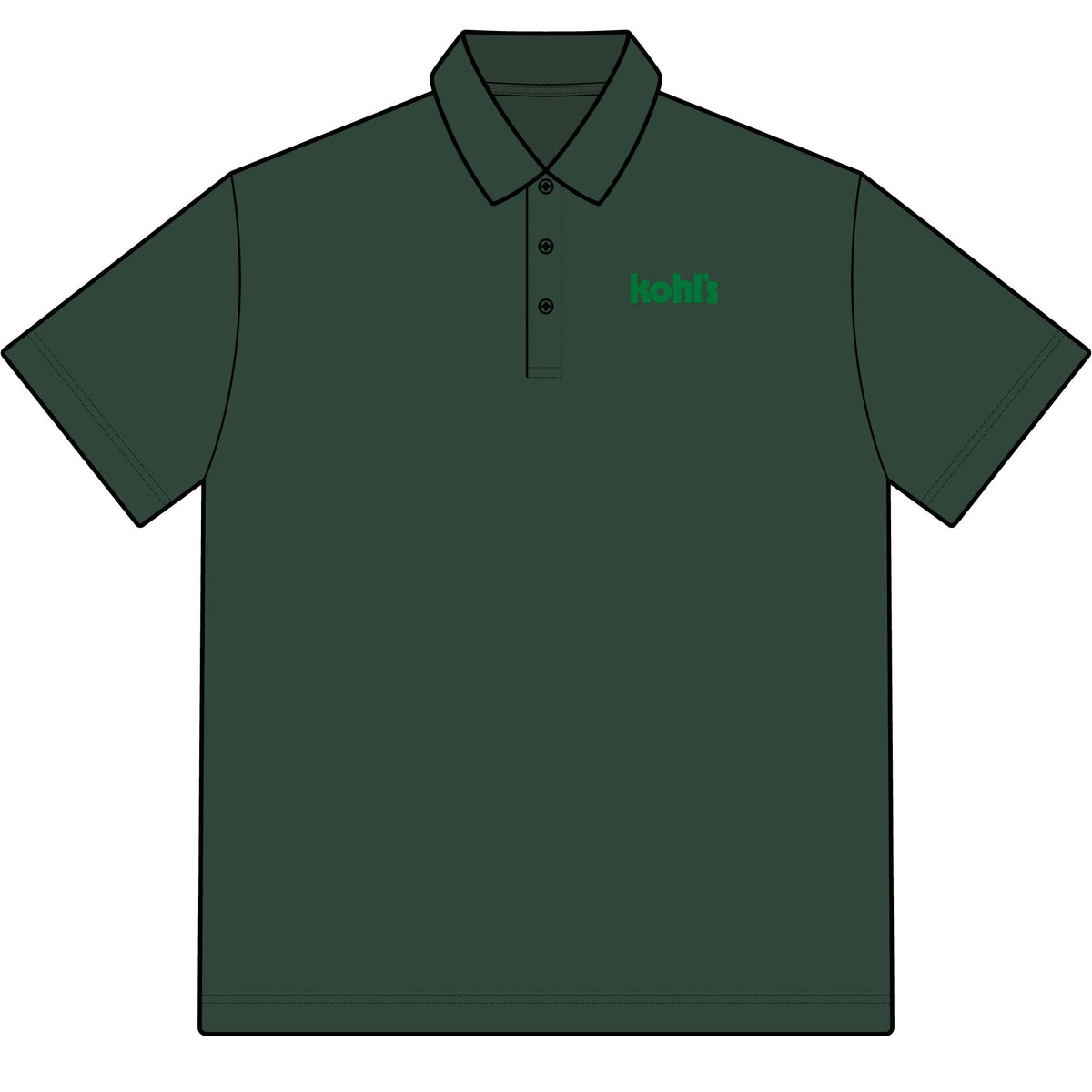 Kohl's Food Stores Cotton Polo Shirt