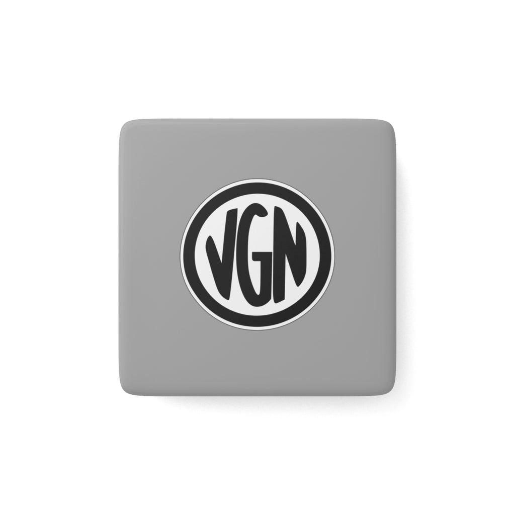 Virginian Railway Square Porcelain Fridge Magnet
