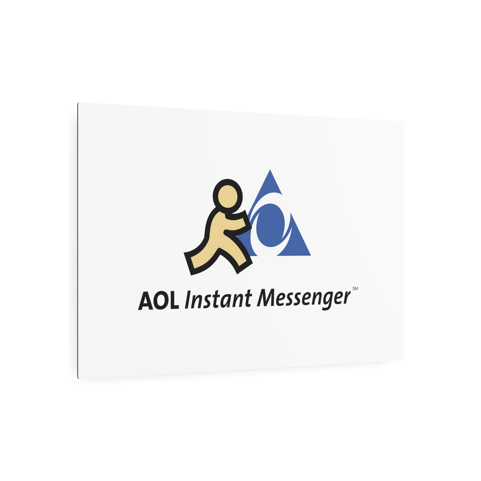 AOL Instant Messenger (AIM) Metal Sign