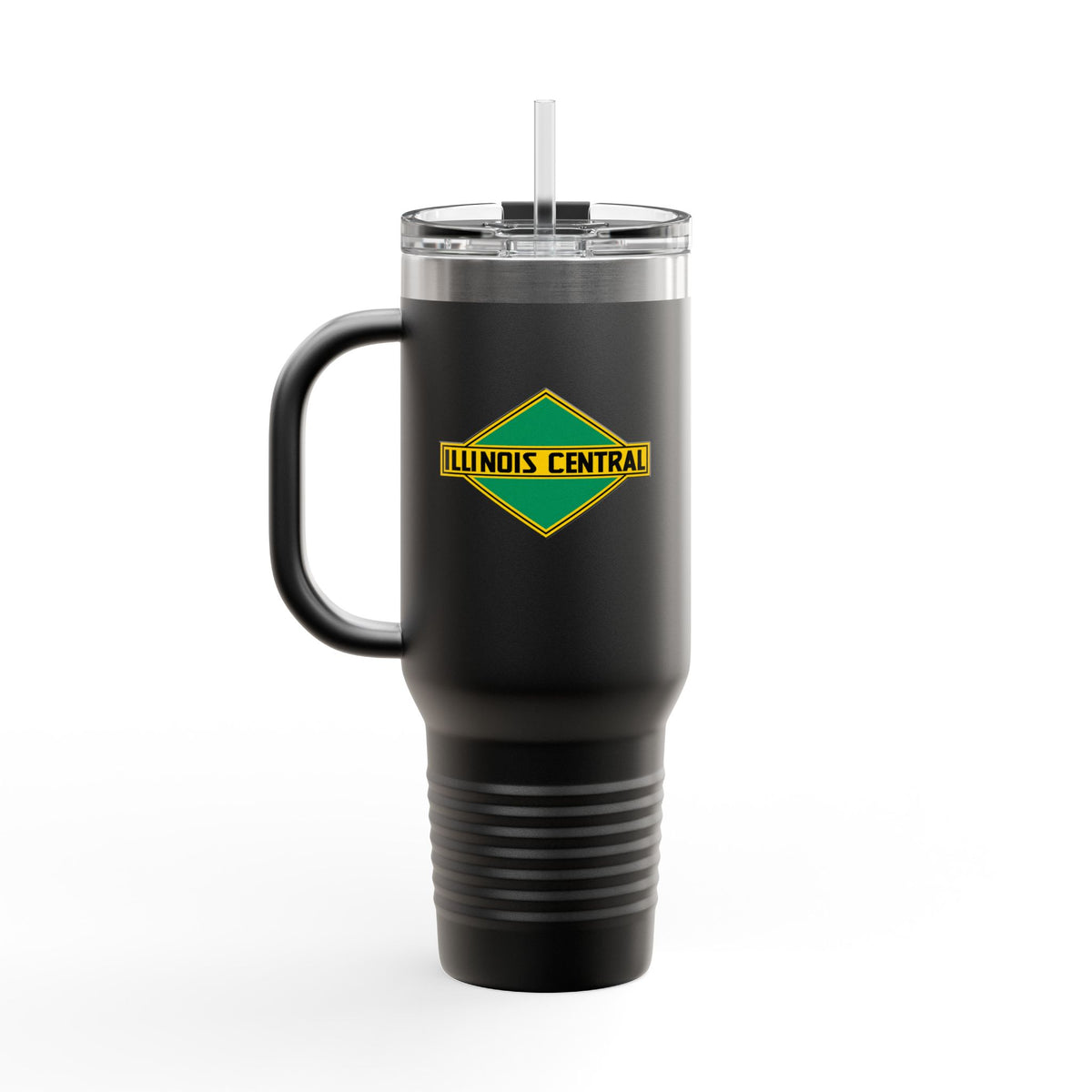 Illinois Central Railroad 40oz Insulated Travel Mug Stainless Tumbler