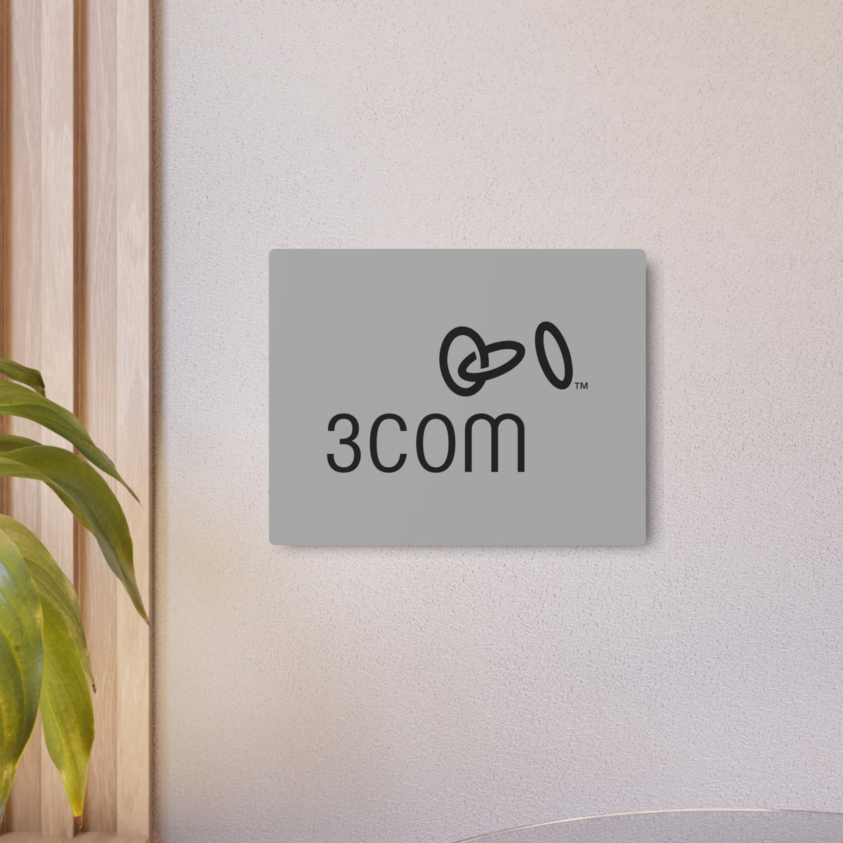 3Com Corporation Metal Sign
