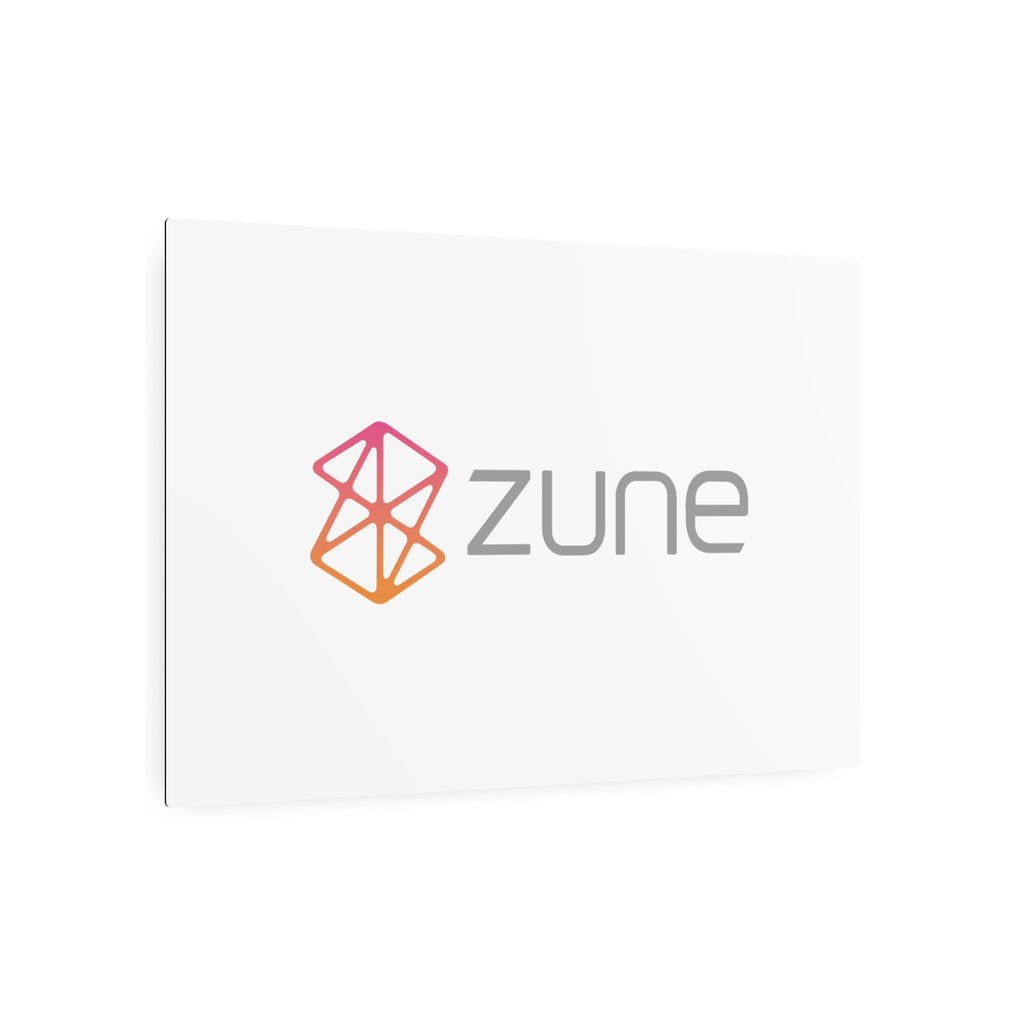 Zune Metal Sign
