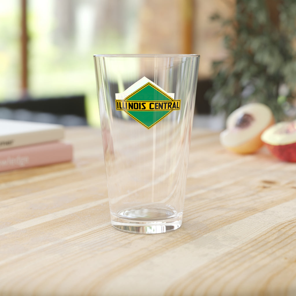 Illinois Central Railroad 16oz Pint Glass
