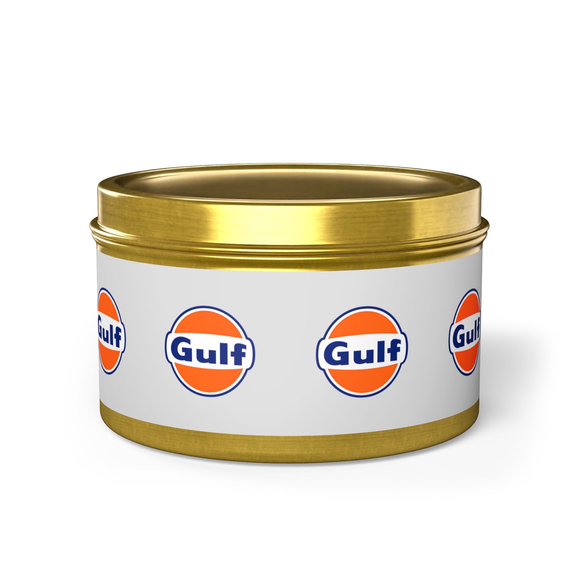 Gulf Oil Tin Candle