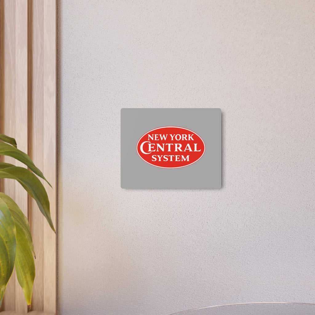 New York Central Railroad Metal Sign