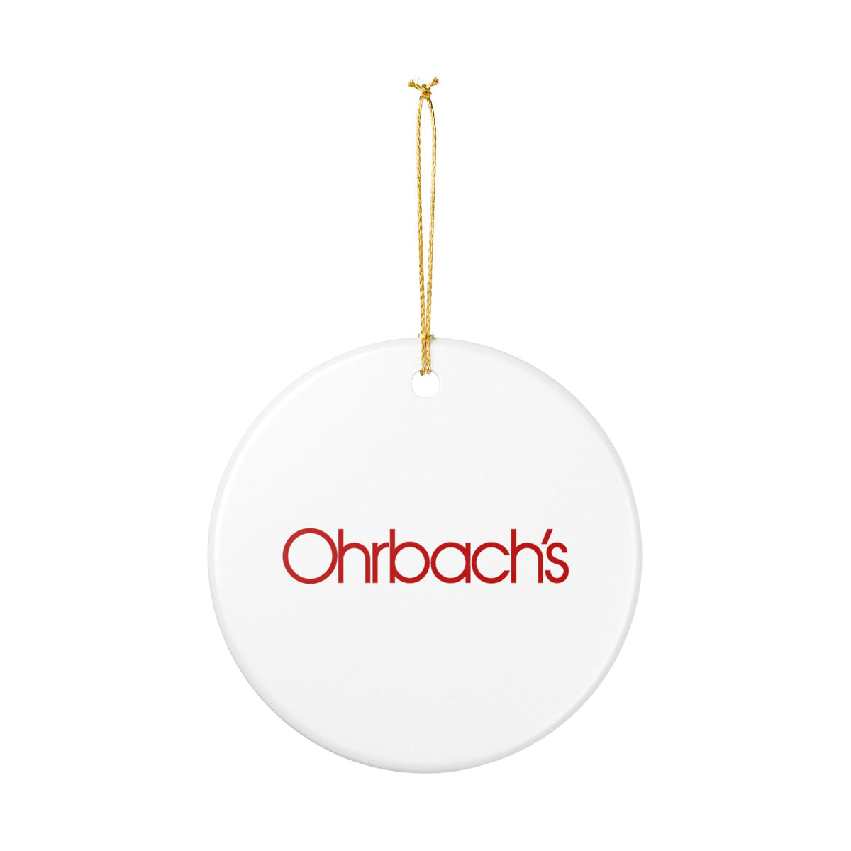 Ohrbach's Ceramic Ornament