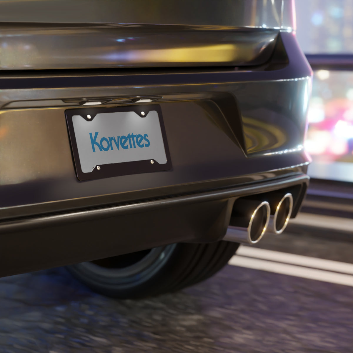 Korvette's Vanity License Plate