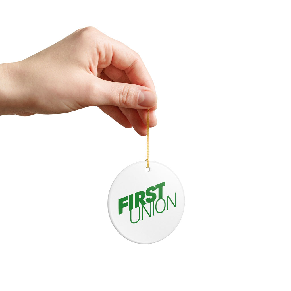 First Union Ceramic Ornament