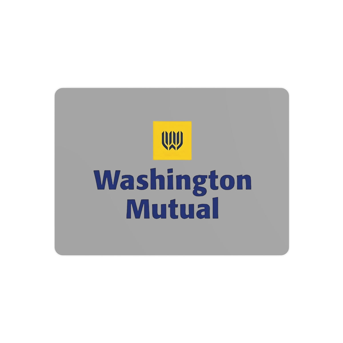 Washington Mutual Metal Sign