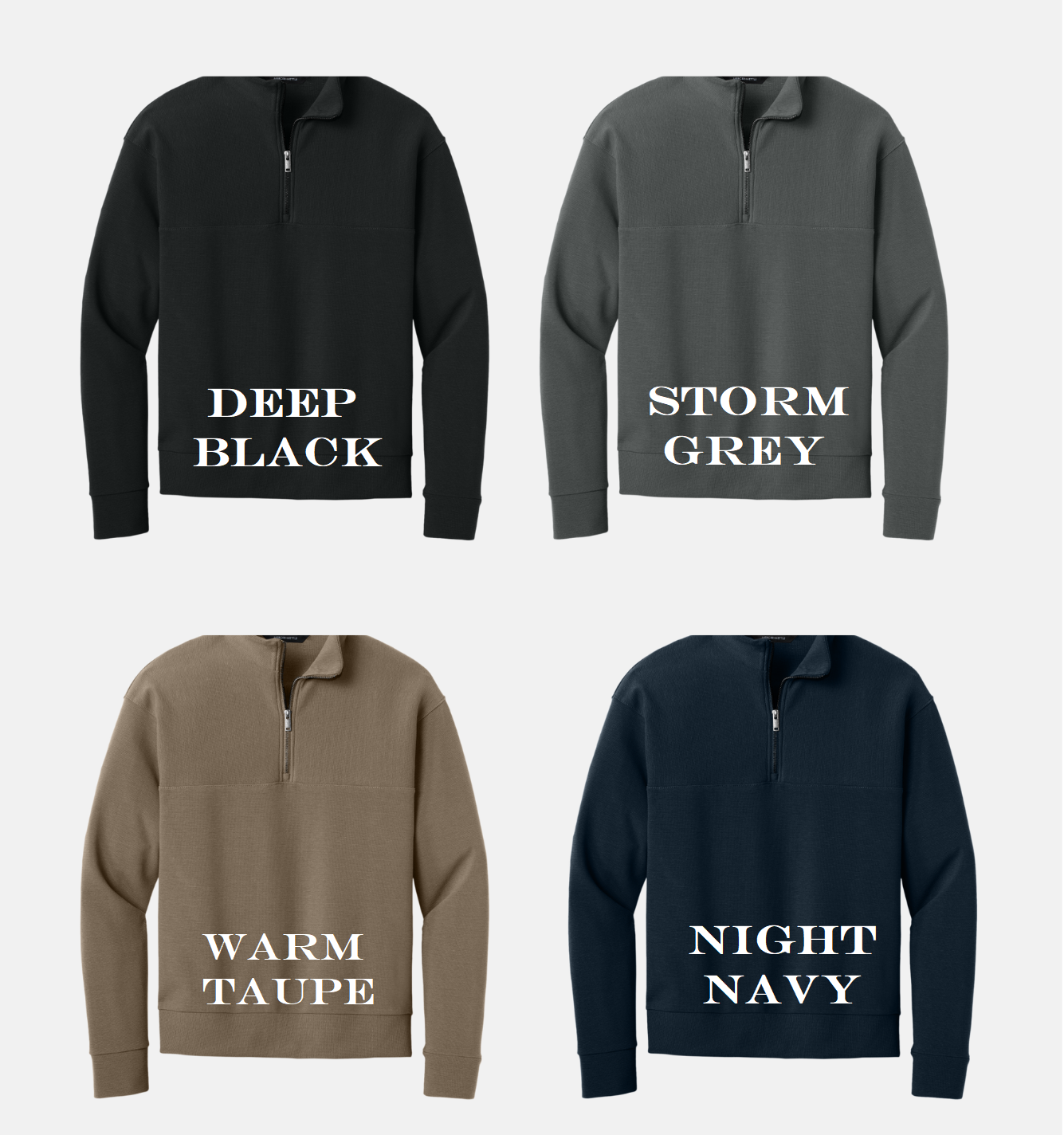 Indian Motorcycle Heavy Knit Quarter-Zip Sweatshirt