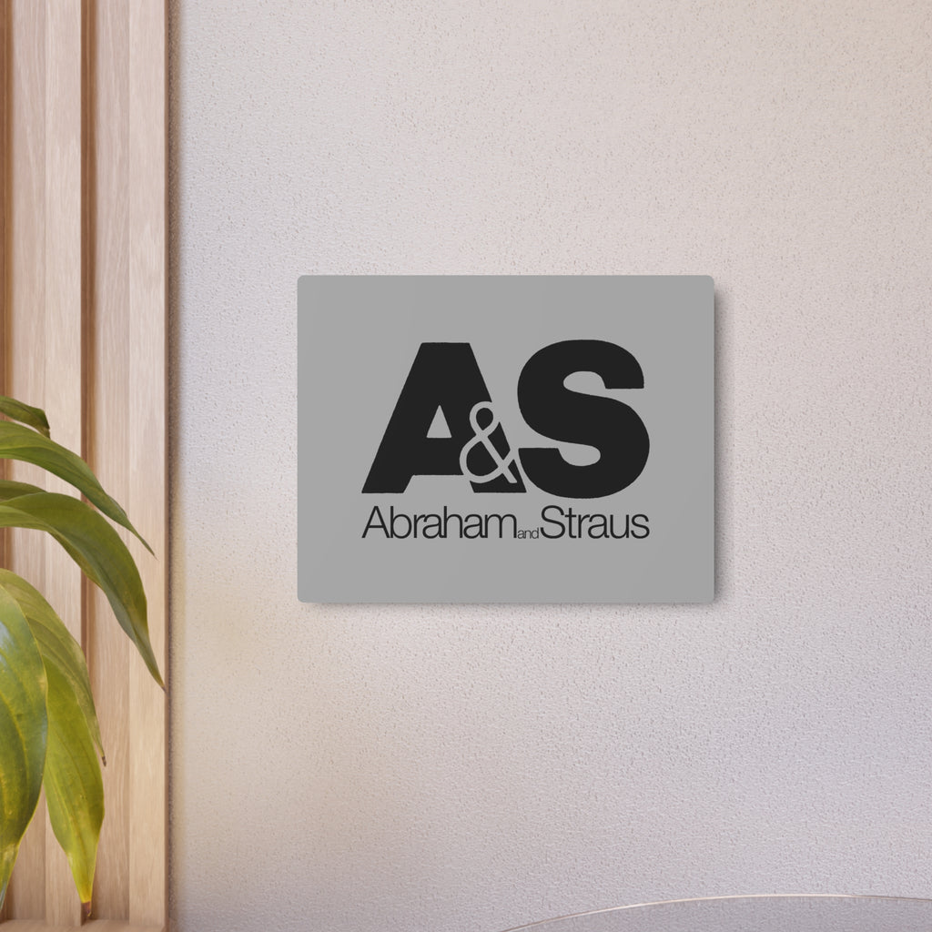 Abraham & Straus Metal Sign