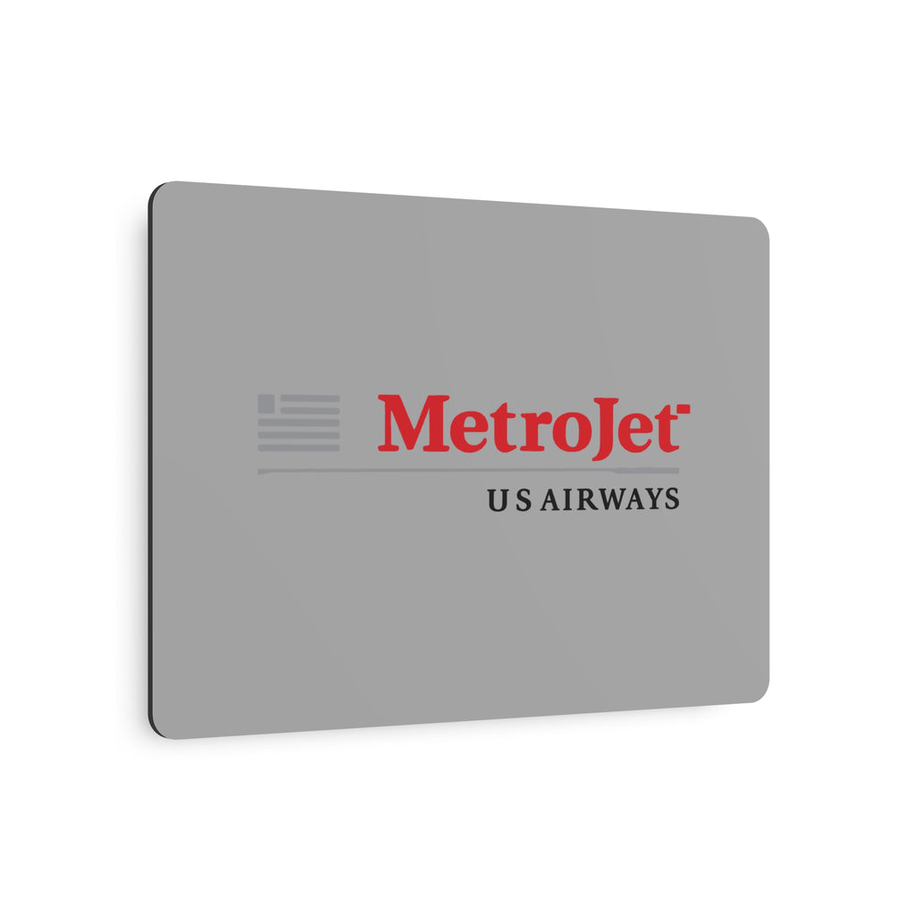 MetroJet Metal Sign