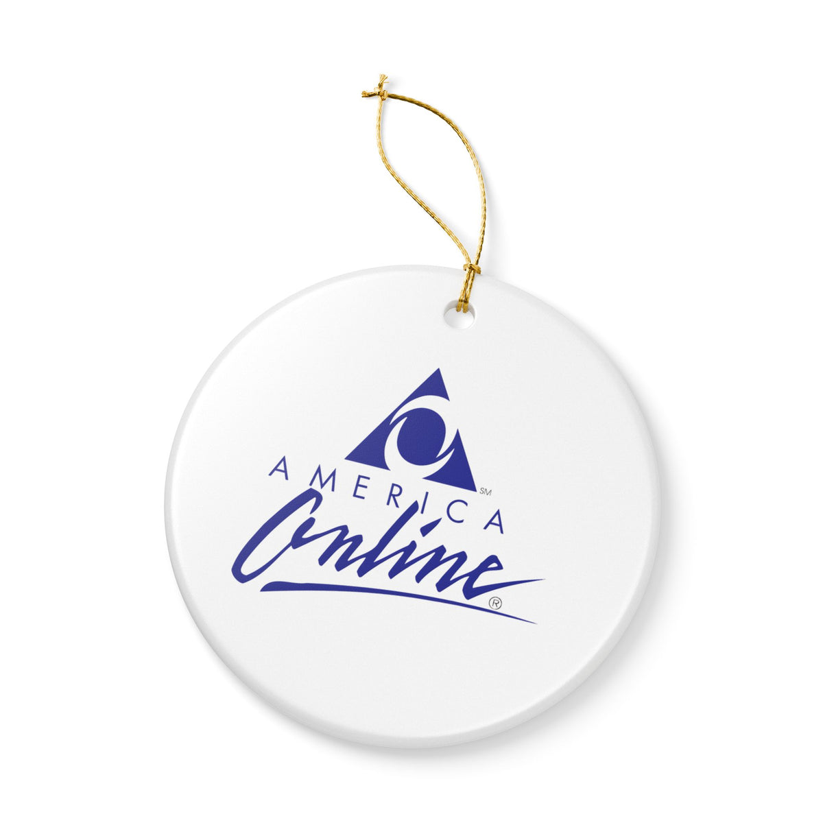 America Online (AOL) Ceramic Ornament