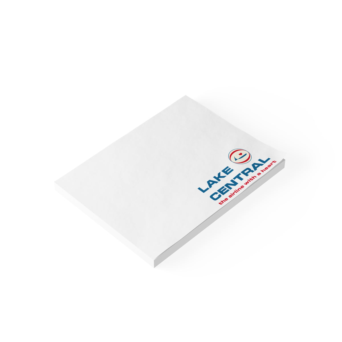 Lake Central Airlines Sticky Post-it Note Pad