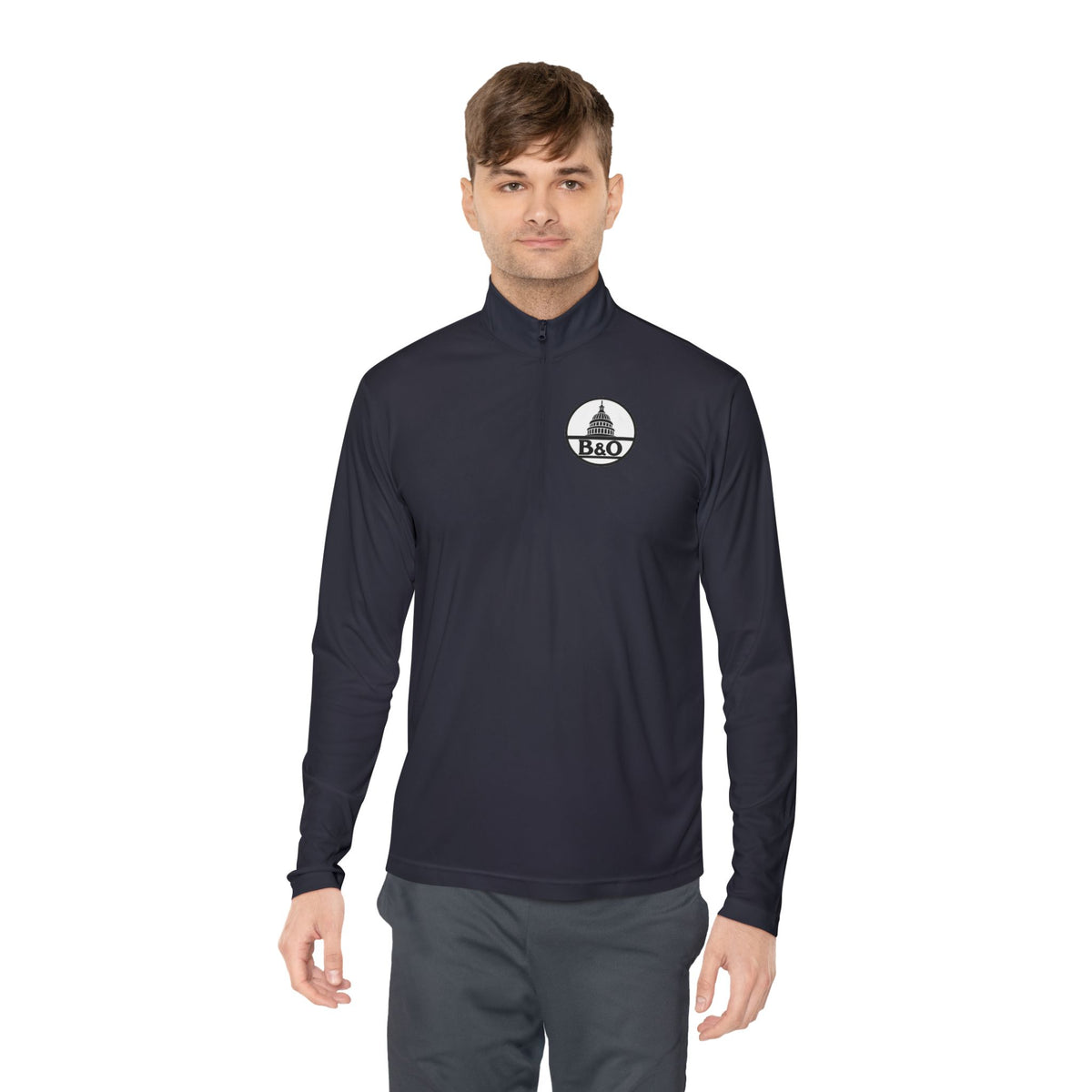 Baltimore and Ohio Railroad Unisex Quarter Zip Pullover