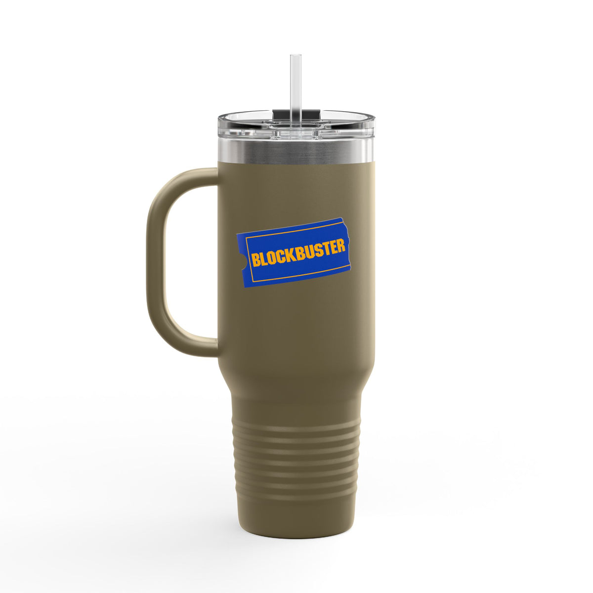 Blockbuster Video 40oz Insulated Travel Mug Stainless Tumbler