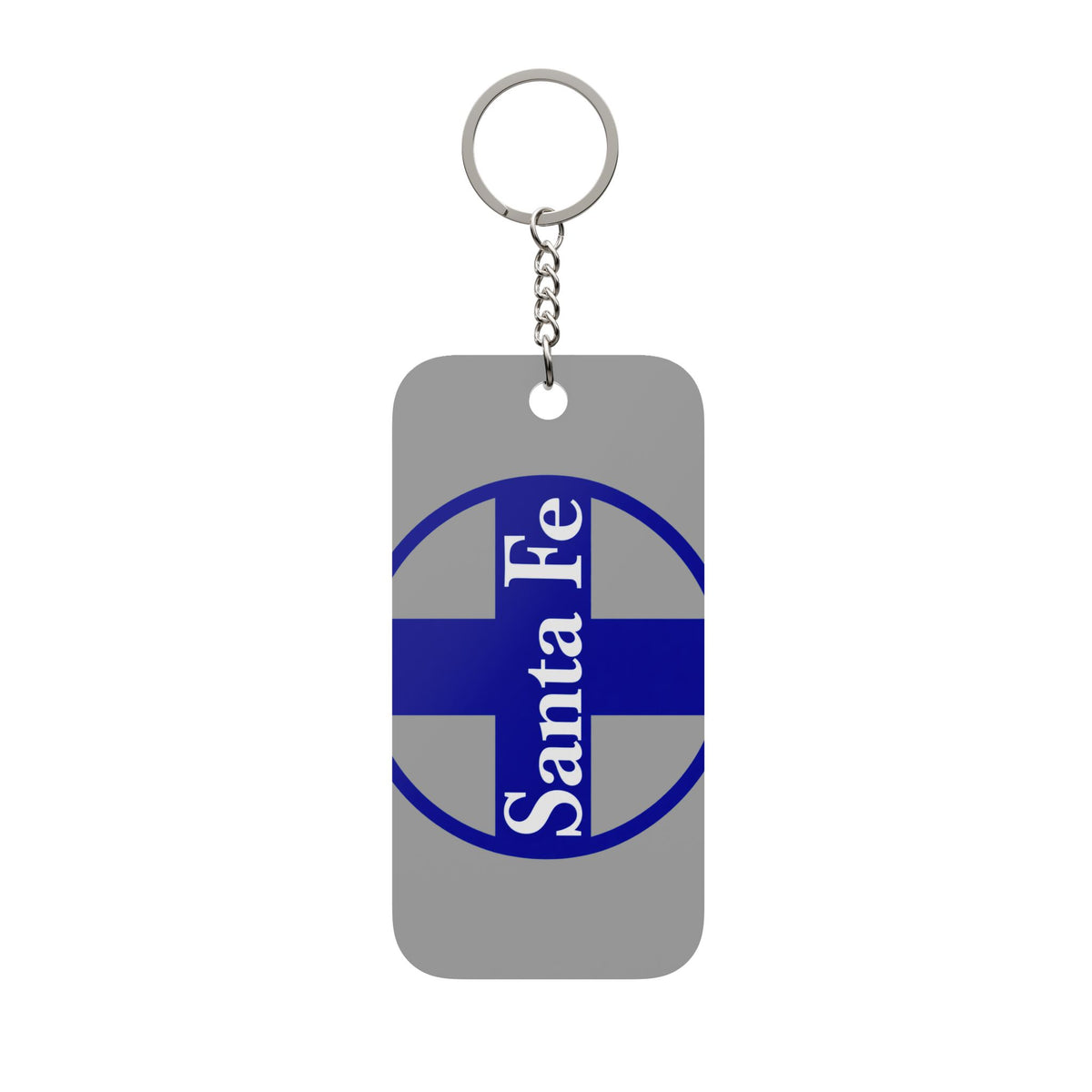 Atchison Topeka and Santa Fe Railway Double-Sided Keychain Charm