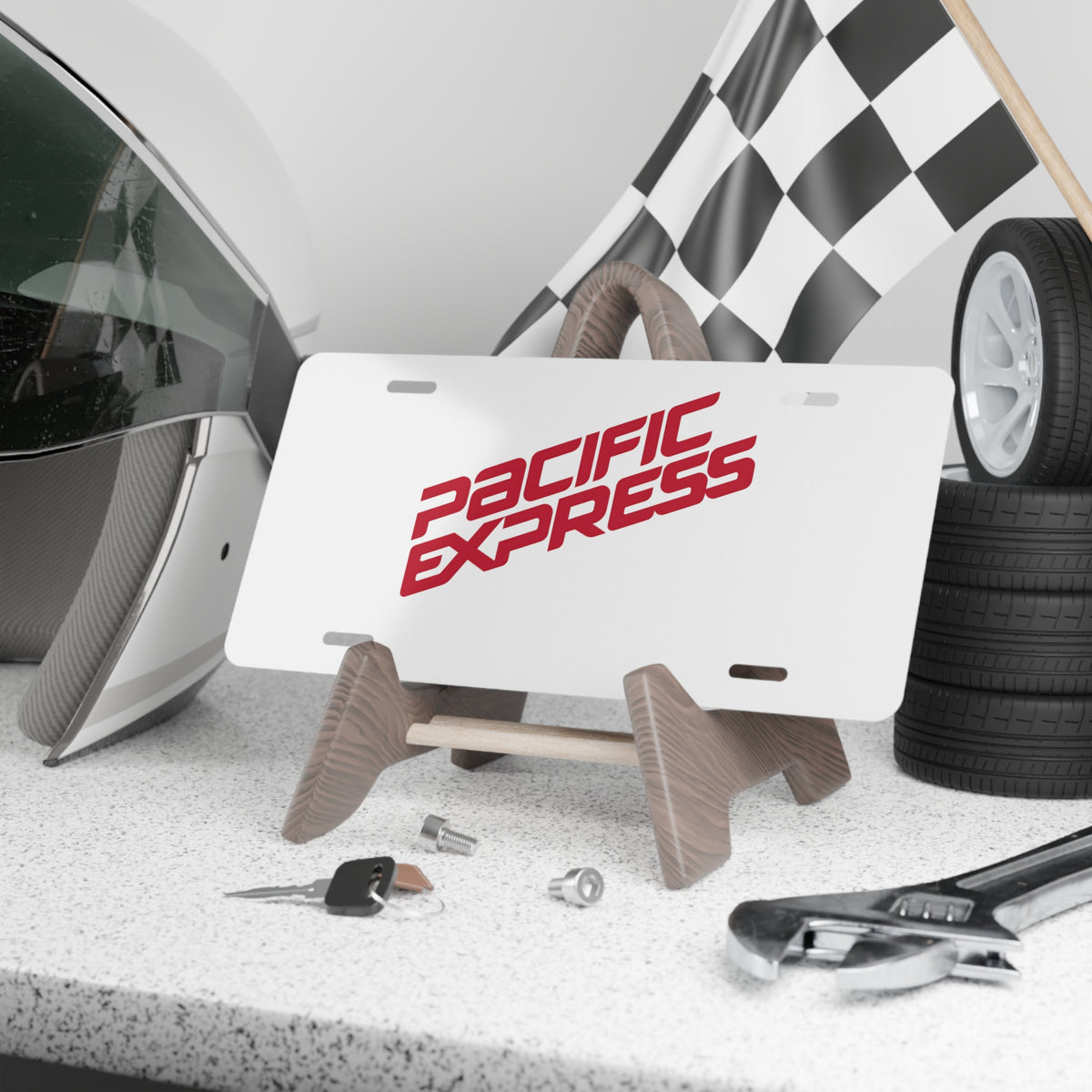 Pacific Express Vanity License Plate
