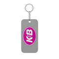 K&B (Katz & Besthoff) Double-Sided Keychain Charm