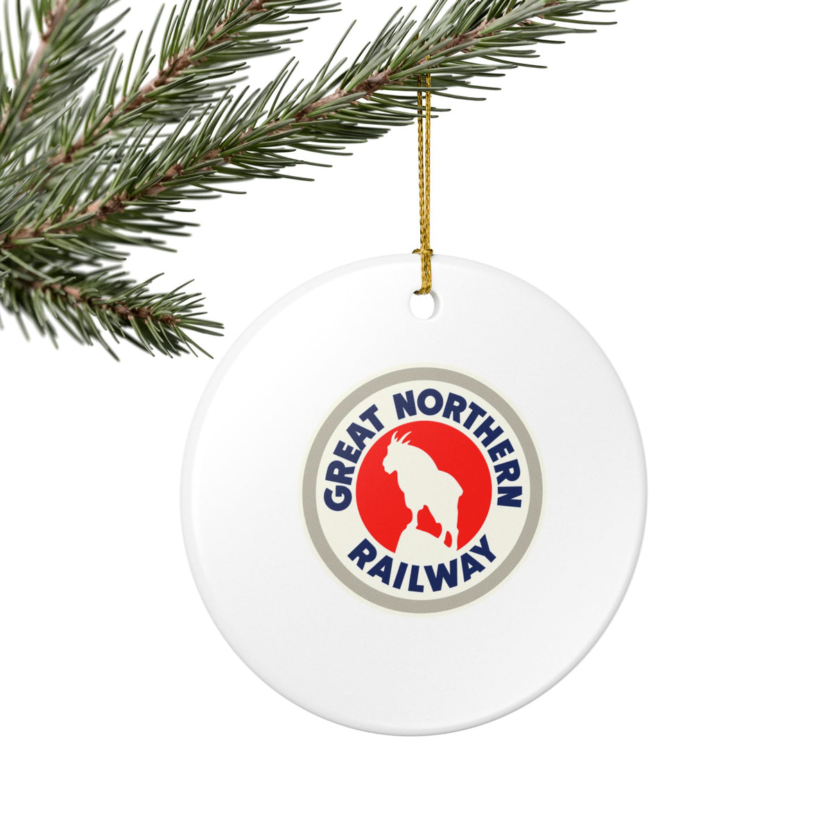 Great Northern Railway Ceramic Ornament