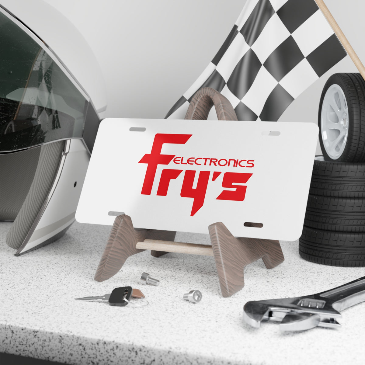 Fry's Electronics Vanity License Plate