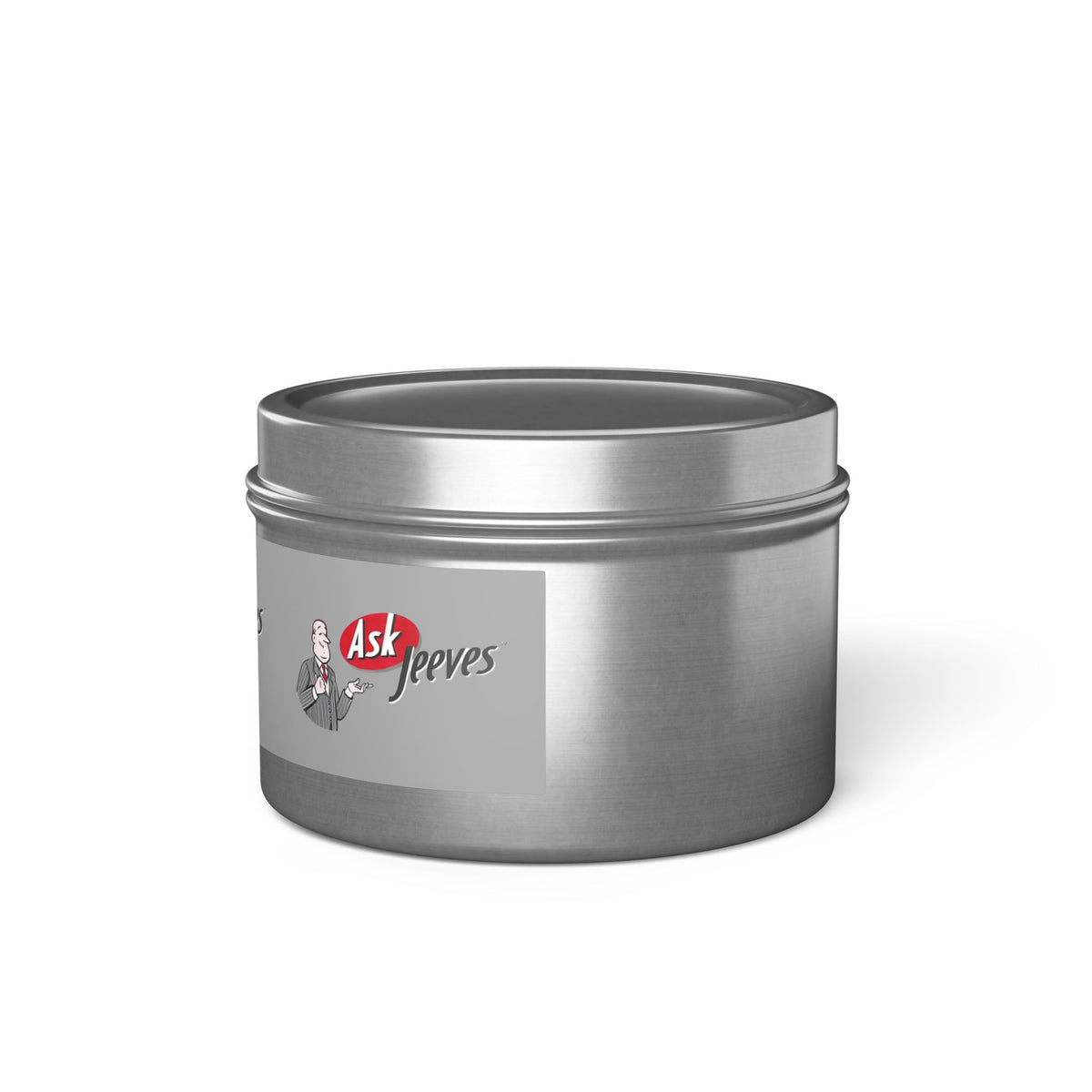 Ask Jeeves Tin Candle
