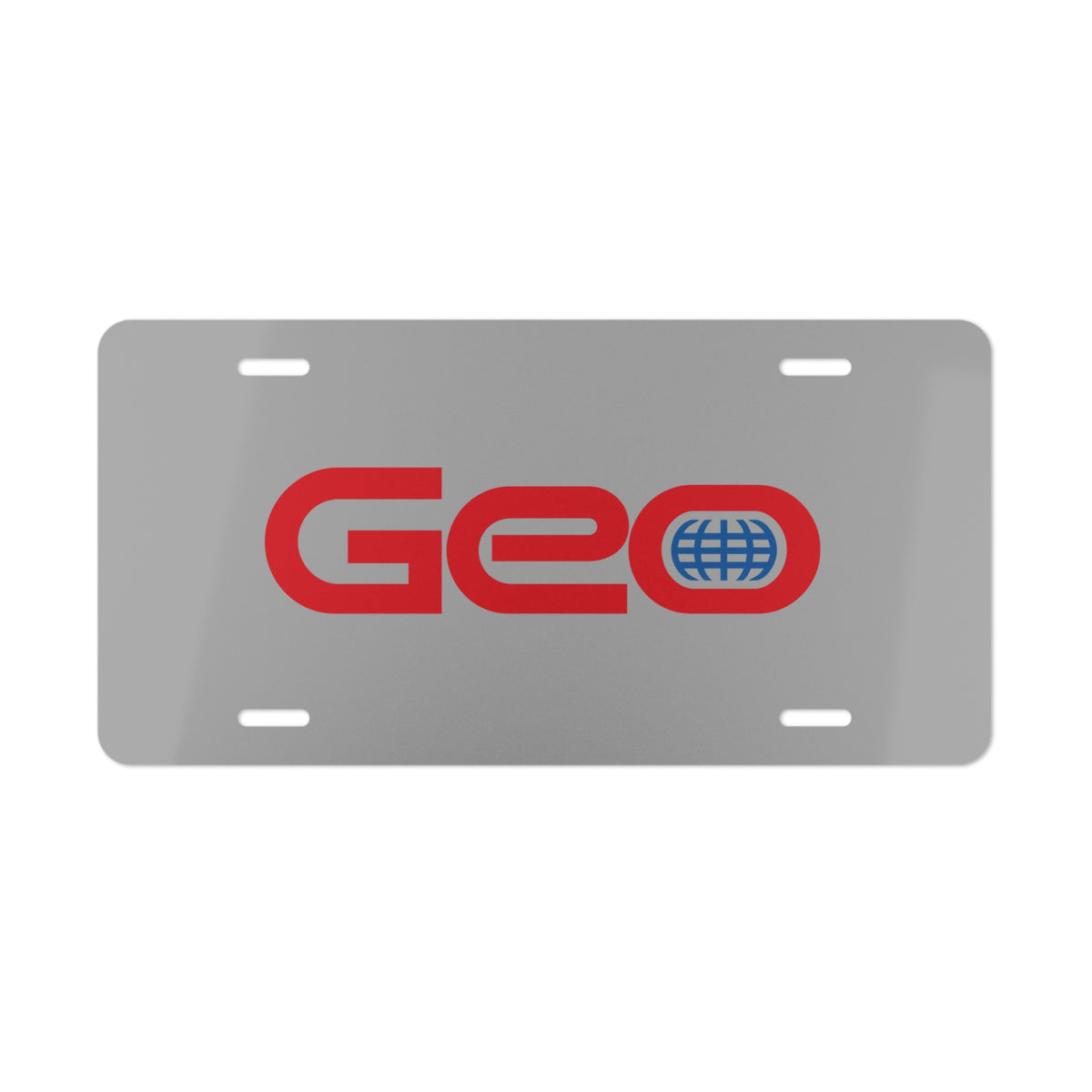 Geo Vanity License Plate