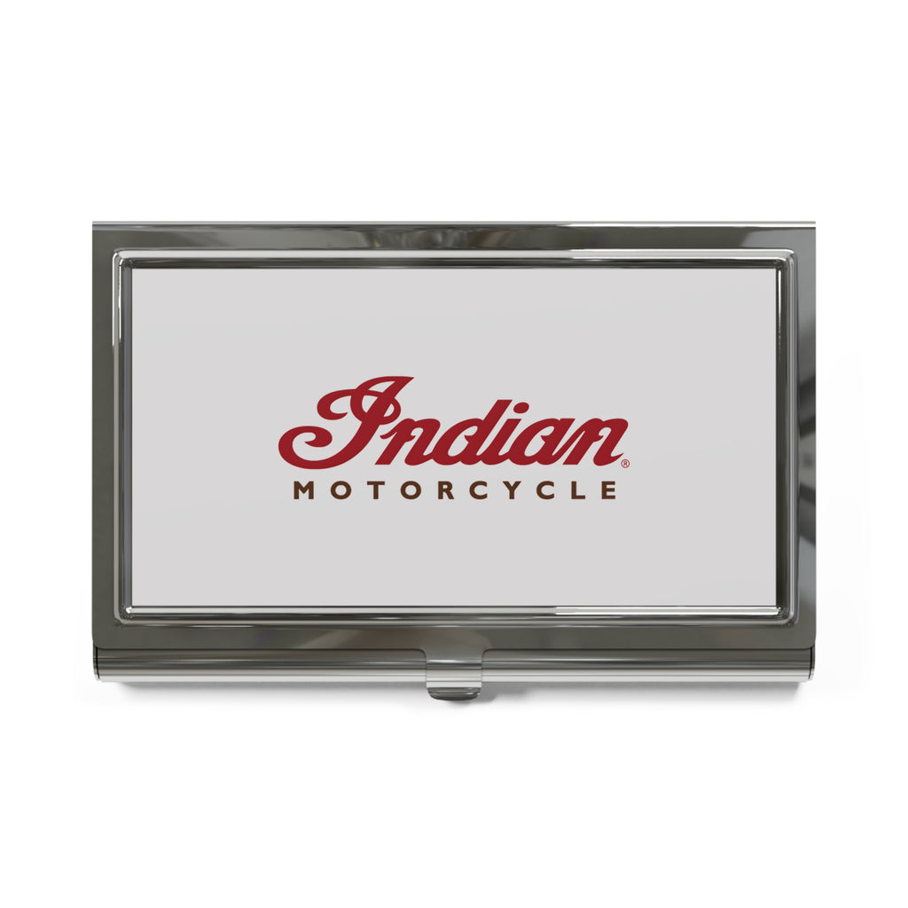 Indian Motorcycle Metal Business Card Holder