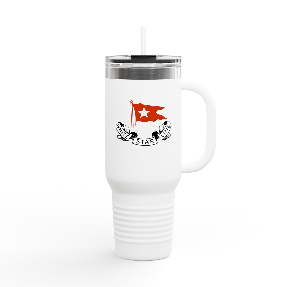 White Star Line 40oz Insulated Travel Mug Stainless Tumbler