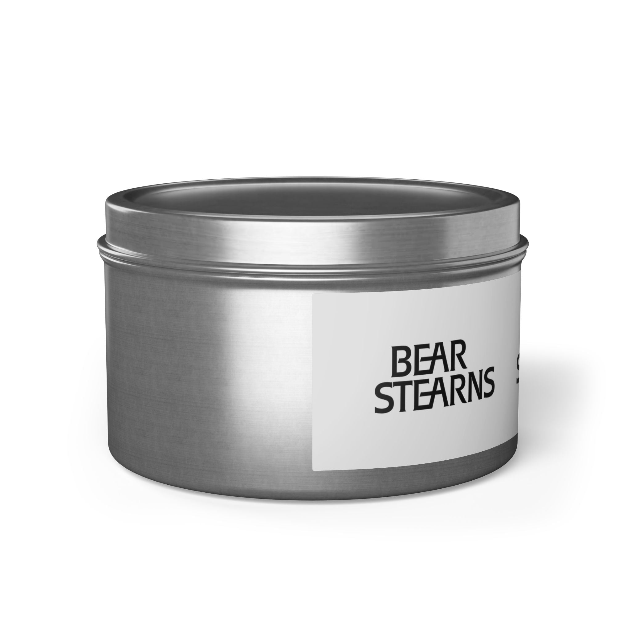 Bear Stearns Tin Candle