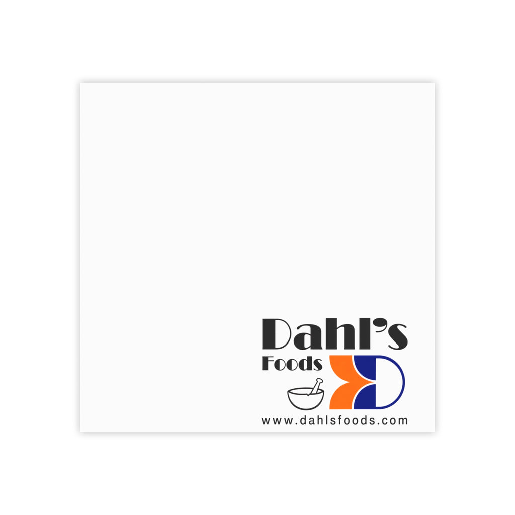 Dahl's Foods Sticky Post-it Note Pad