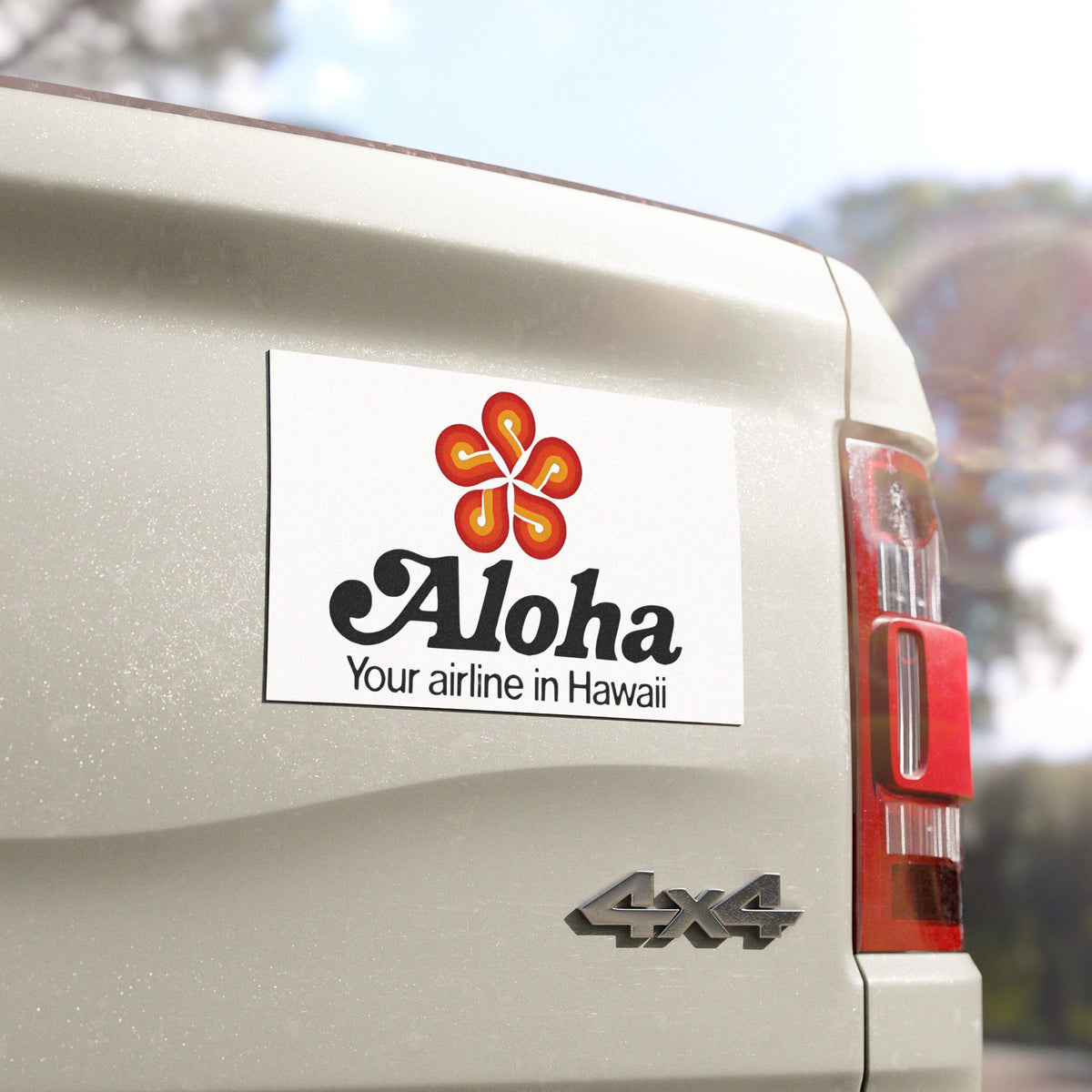 Aloha Airlines Car Magnet